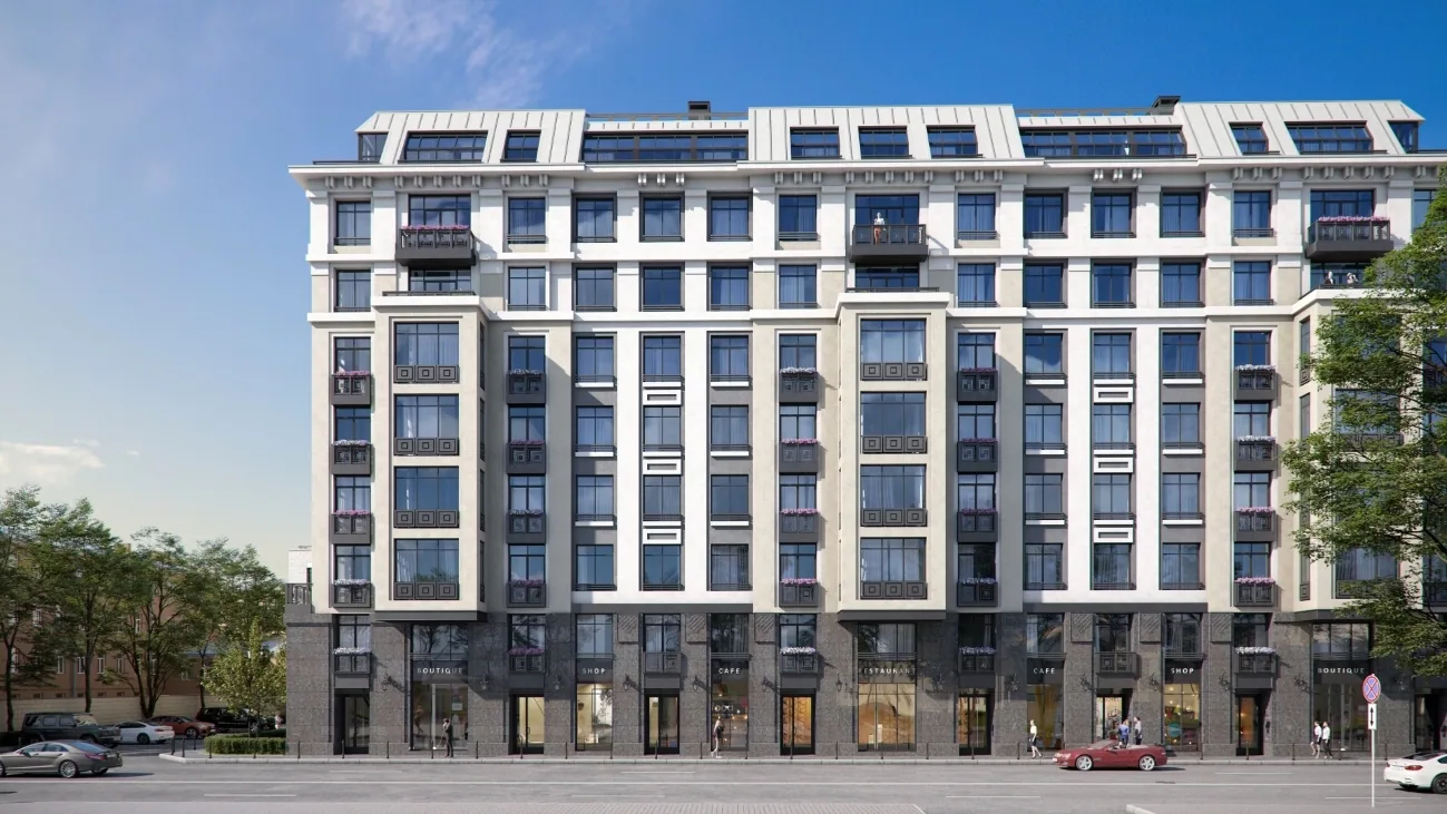 Bakunina 33, визуализация застройщика
